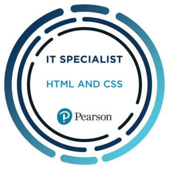 HTML5 and CSS certiciation badge