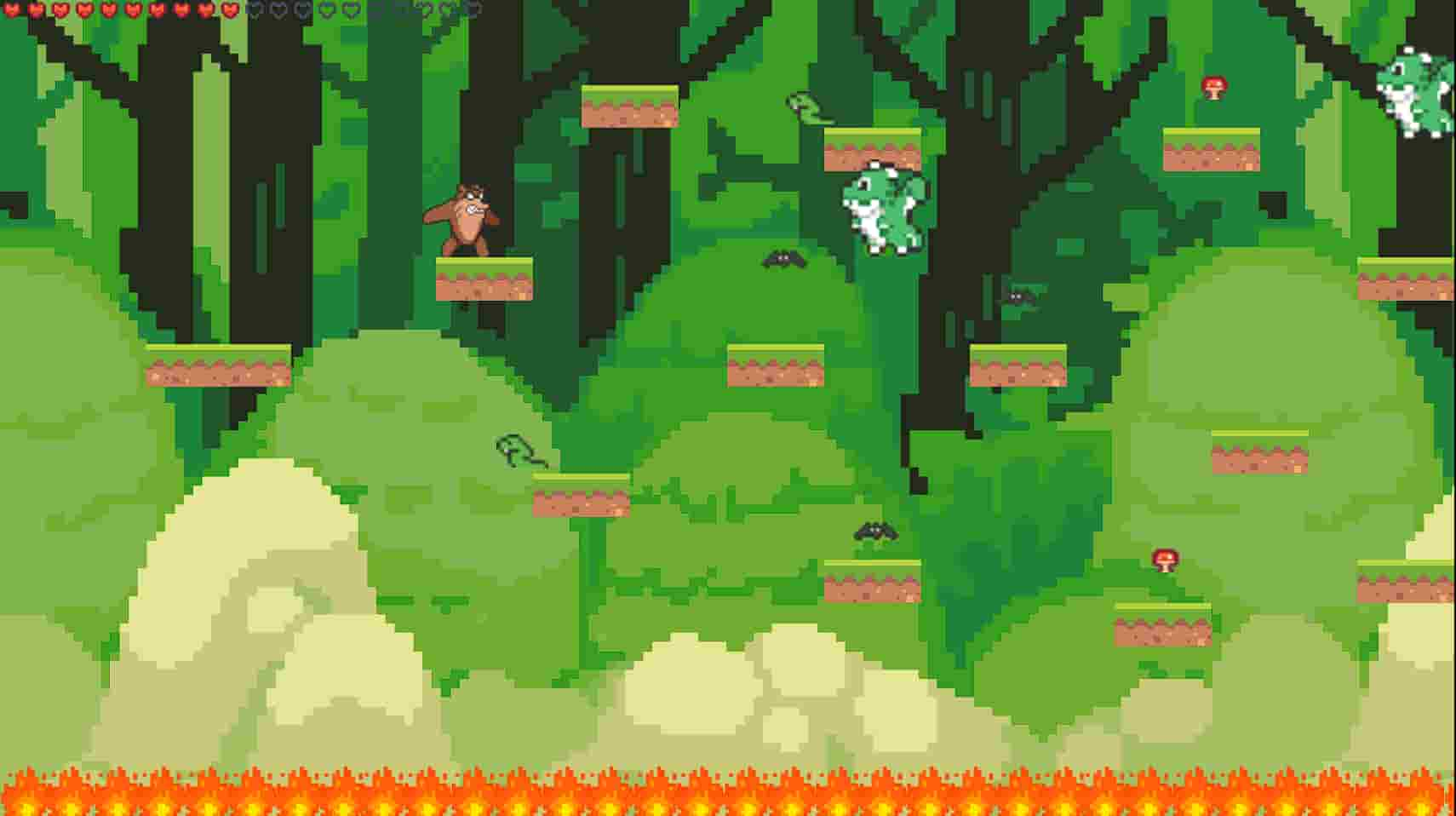 Preview of my platformer game: Jungle Climb.